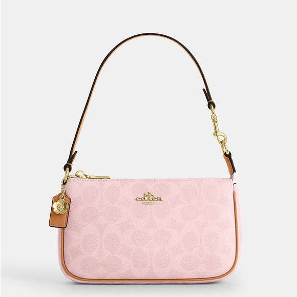 Coach Handbags - Coach Nolita 19 Wristlet Bag Signature Canvas Powder Pink CW426 NWT